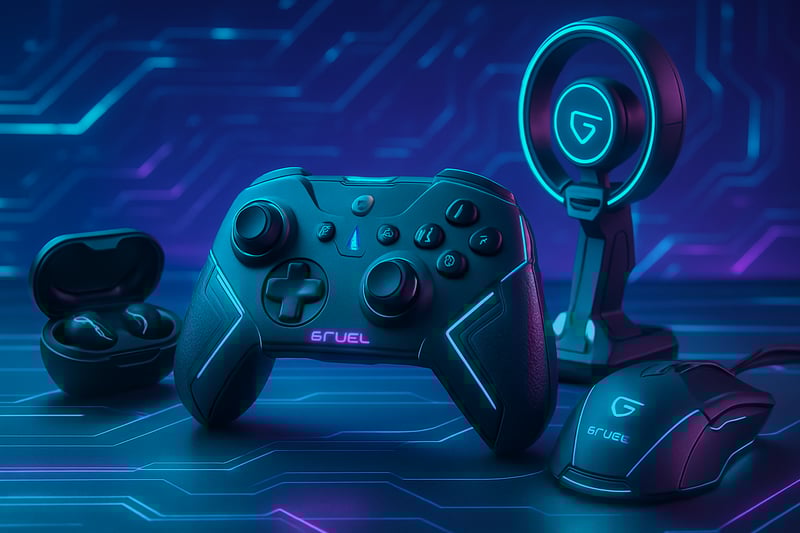 Controladores y accesorios gaming con diseño futurista en GameFuel Controladores y accesorios gaming con diseño futurista en GameFuel